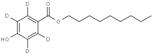 N-Nonyl 4-hydroxybenzoate-2,3,5,6-D4 Structural