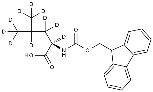 D-Leucine-D10-N-fmoc Structural
