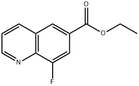 Ethyl 8-fluoro-6-quinolinecarboxylate Structural