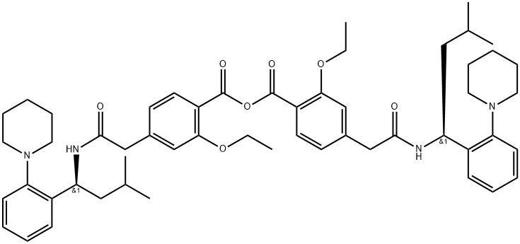 Repaglinide Anhydride Structural