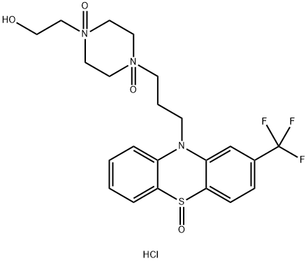FLUPHENAZINE N,N',S-TRIOXIDE DIHYDROCHLORIDE Structural