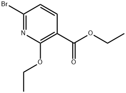 Ethyl 6-bromo-2-ethoxy-3-pyridinecarboxylate Structural