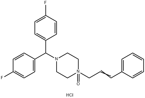 Flunarizine N-Oxide Dihydrochloride Structural