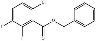 benzyl 6-chloro-2,3-difluorobenzoate Structural