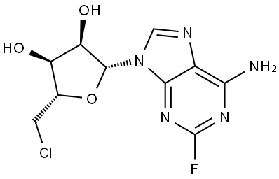 Adenosine, 5′-chloro-5′-deoxy-2-fluoro- Structural