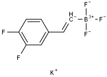 Borate(1-), [(1E)-2-(3,4-difluorophenyl)ethenyl]trifluoro-, potassium (1:1), (T-4)- Structural