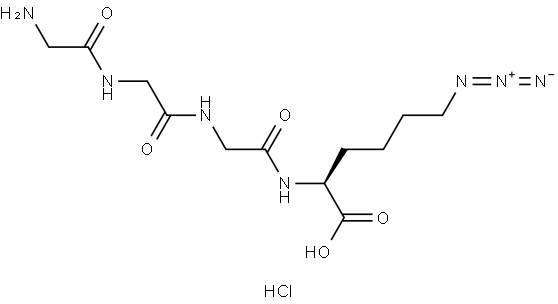 Gly-Gly-Gly-Lys(N3) Structural