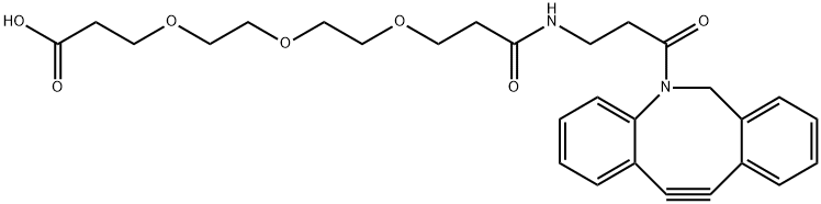 DBCO-NHCO-PEG3-acid Structural