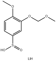 lithium(1+)
4-methoxy-3-(methoxymethoxy)benzene-1-sulfinate Structural