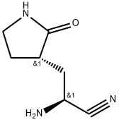 3-Pyrrolidinepropanenitrile, α-amino-2-oxo-, (αS,3S)-