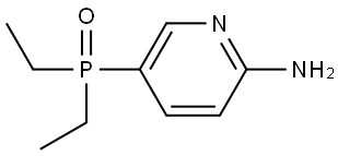 (6-Aminopyridin-3-yl)diethylphosphine oxide Structural