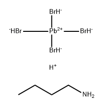 Plumbate(2-), tetrabromo-, (T-4)-, hydrogen, compd. with 1-butanamine (1:2:2) Structural