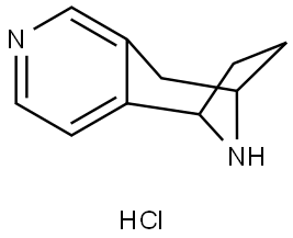 6,7,8,9-Tetrahydro-5H-5,8-epiminocyclohepta[c]pyridine hydrochloride Structural