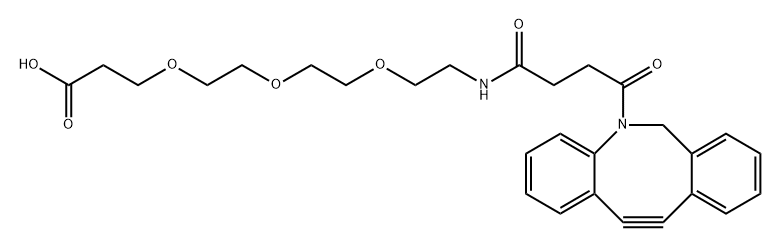 DBCO-PEG3-acid Structural