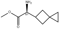 Spiro[2.3]hexane-5-acetic acid, α-amino-, methyl ester, (αS)- Structural