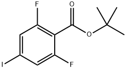 Tert-butyl 2,6-difluoro-4-iodobenzoate Structural