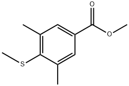Methyl 3,5-dimethyl-4-(methylthio)benzoate Structural