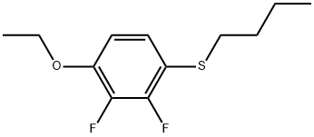 butyl(4-ethoxy-2,3-difluorophenyl)sulfane Structural