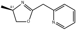 Pyridine, 2-[[(4R)-4,5-dihydro-4-methyl-2-oxazolyl]methyl]- Structural