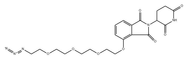 Thalidomide-O-PEG3-azide Structural