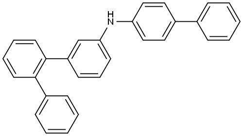 [1,1′:2,1′′-Terphenyl]-3-amine, N-[1,1′-biphenyl]-4-yl- Structural