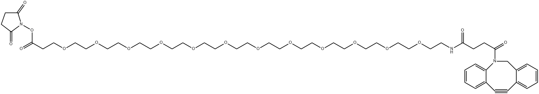 DBCO-PEG12-NHS Ester Structural
