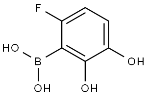 Boronic acid, B-(6-fluoro-2,3-dihydroxyphenyl)- Structural
