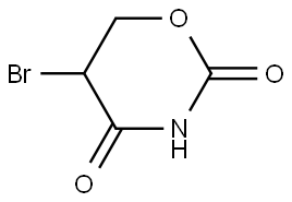 2H-1,3-Oxazine-2,4(3H)-dione, 5-bromodihydro- Structural