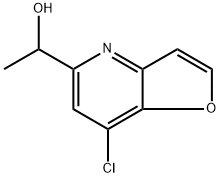 Furo[3,2-b]pyridine-5-methanol, 7-chloro-α-methyl- Structural