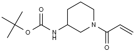 Carbamic acid, N-[1-(1-oxo-2-propen-1-yl)-3-piperidinyl]-, 1,1-dimethylethyl ester Structural