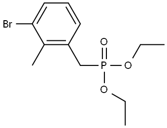 diethyl 3-bromo-2-methylbenzylphosphonate Structural