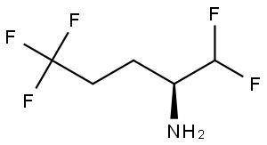 2-Pentanamine, 1,1,5,5,5-pentafluoro-, (2S)- Structural