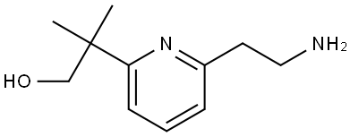 2-Pyridineethanol, 6-(2-aminoethyl)-β,β-dimethyl- Structural