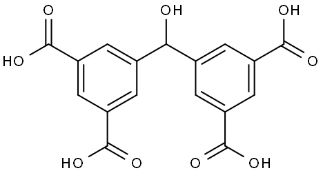 5,5'-(hydroxymethylene)diisophthalic acid Structural