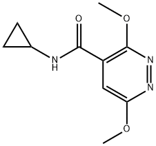 N-cyclopropyl-3,6-dimethoxypyridazine-4-carboxamide