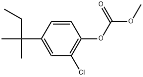Carbonic acid, 2-chloro-4-tert-pentylphenyl methyl ester Structural