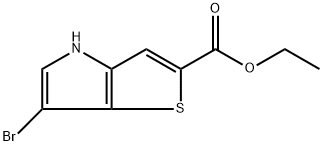Ethyl 6-bromo-4H-thieno[3,2-b]pyrrole-2-carboxylate Structural