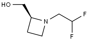 2-Azetidinemethanol, 1-(2,2-difluoroethyl)-, (2S)- Structural