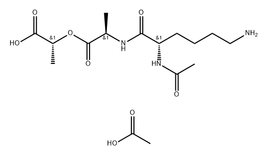 Ac-Lys-D-Ala-D-lactic acid Structural