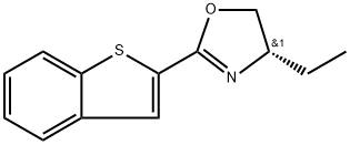 Oxazole, 2-benzo[b]thien-2-yl-4-ethyl-4,5-dihydro-, (4S)- Structural