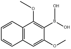 Boronic acid, B-(1,3-dimethoxy-2-naphthalenyl)- Structural