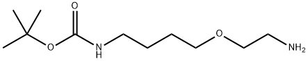tert-Butyl (4-(2-aminoethoxy)butyl)carbamate Structural