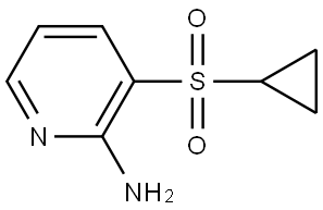 3-(Cyclopropylsulfonyl)pyridin-2-amine Structural