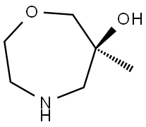 1,4-Oxazepin-6-ol, hexahydro-6-methyl-, (6S)- Structural