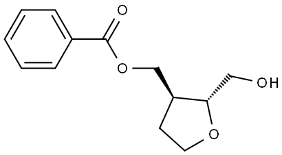 ((2R,3S)-2-(Hydroxymethyl)tetrahydrofuran-3-yl)methyl benzoate Structural