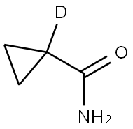1-deuteriocyclopropanecarboxamide Structural