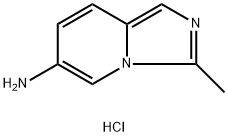 Imidazo[1,5-a]pyridin-6-amine, 3-methyl-, hydrochloride (1:2) Structural