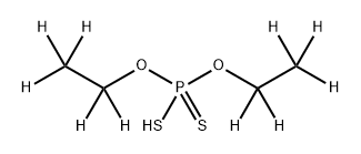 Ethan-d5-ol, hydrogen phosphorodithioate (9CI) Structural