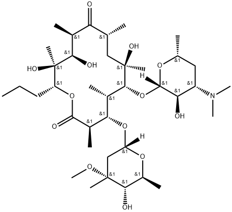 13-Desethyl-13-propyl-Erythromycin A Structural