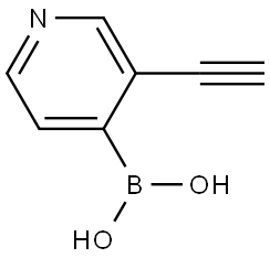 Boronic acid, B-(3-ethynyl-4-pyridinyl)- Structural